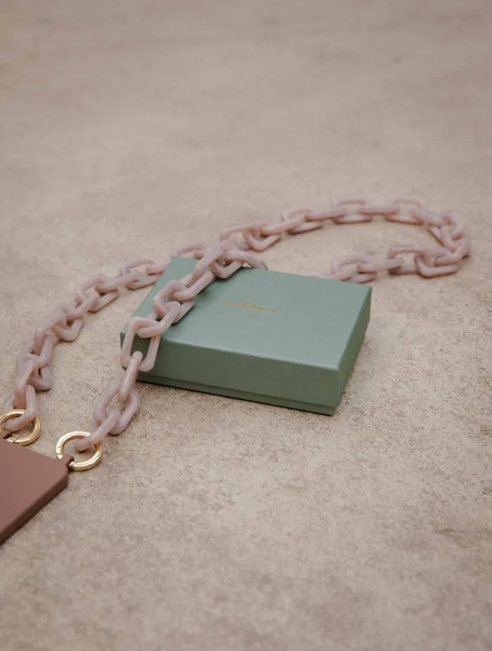 Women Phone Straps Bobbies Firenze Cristal Nude