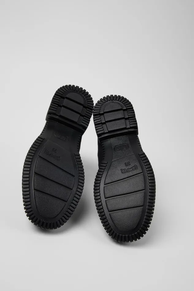 Women Pix TENCEL Black Textile Ankle Boots Camper Ankle Boots Women Pix TENCEL Black Textile Ankle Boots Camper Ankle Boots