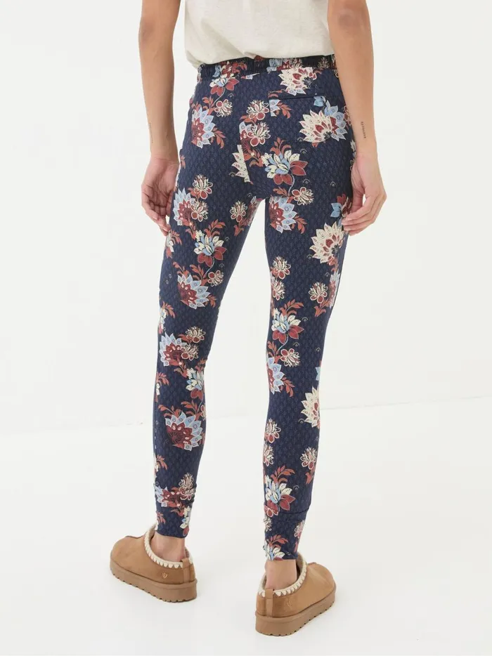 Women Pyjamas and Nightwear Fat Face Ellie Navy Patchwork Pyjama Bottoms