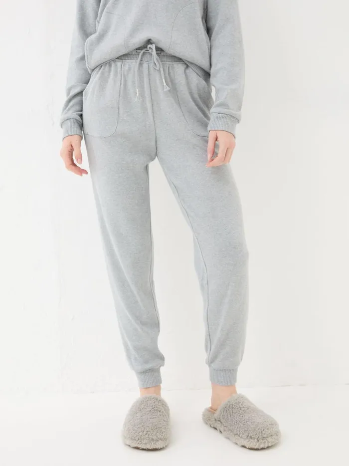 Women Pyjamas and Nightwear Fat Face Hannah Grey Lounge Pyjama Bottoms