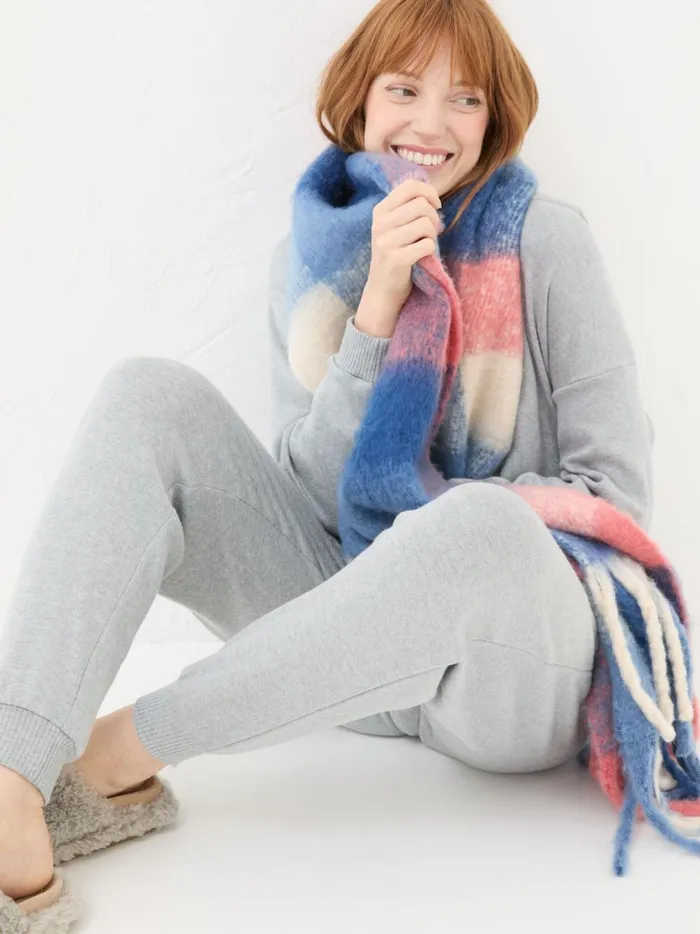 Women Pyjamas and Nightwear Fat Face Hannah Grey Lounge Pyjama Bottoms