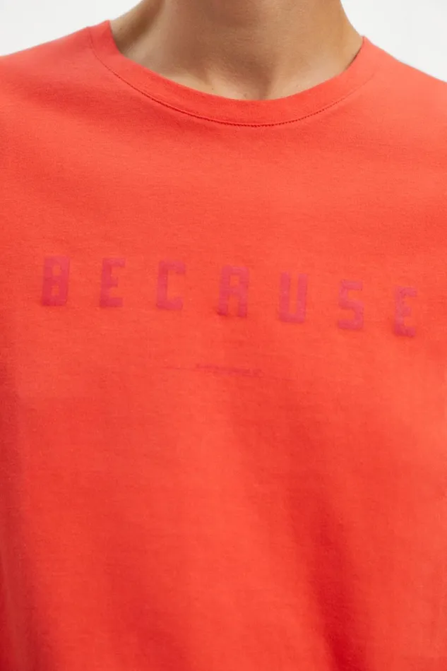 Women Red Perth TShirt Ecoalf TShirts