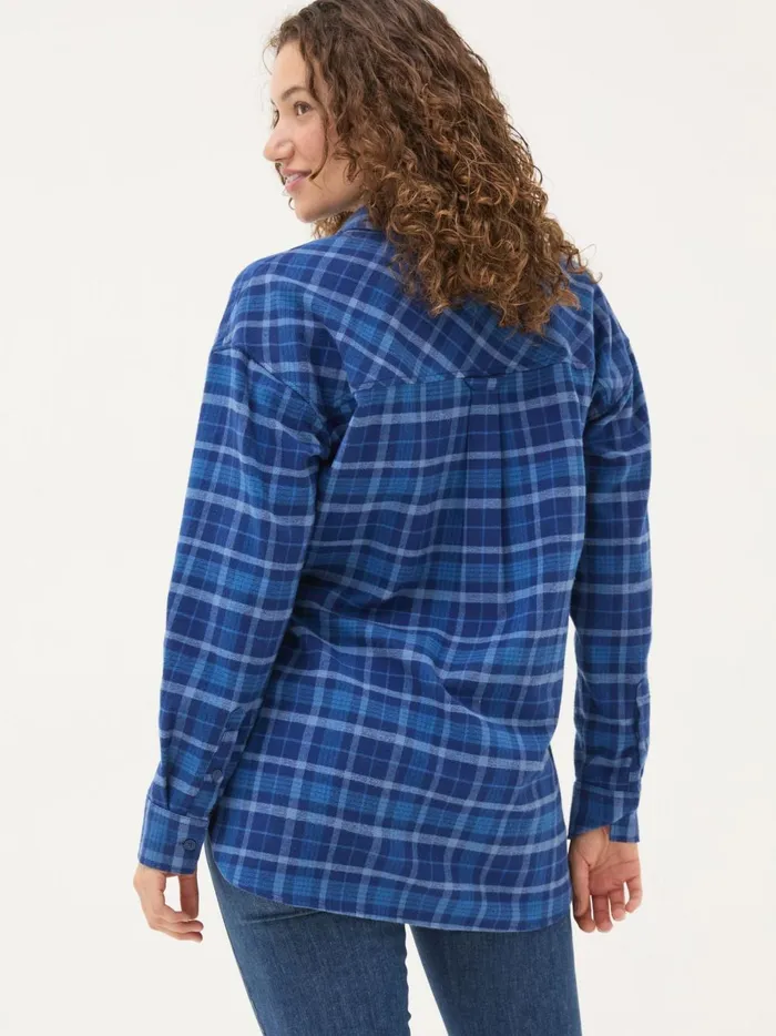 Women Shirts and Blouses Fat Face Blue 100 Cotton Carolin Check Shirt Women Shirts and Blouses Fat Face Blue 100 Cotton Carolin Check Shirt