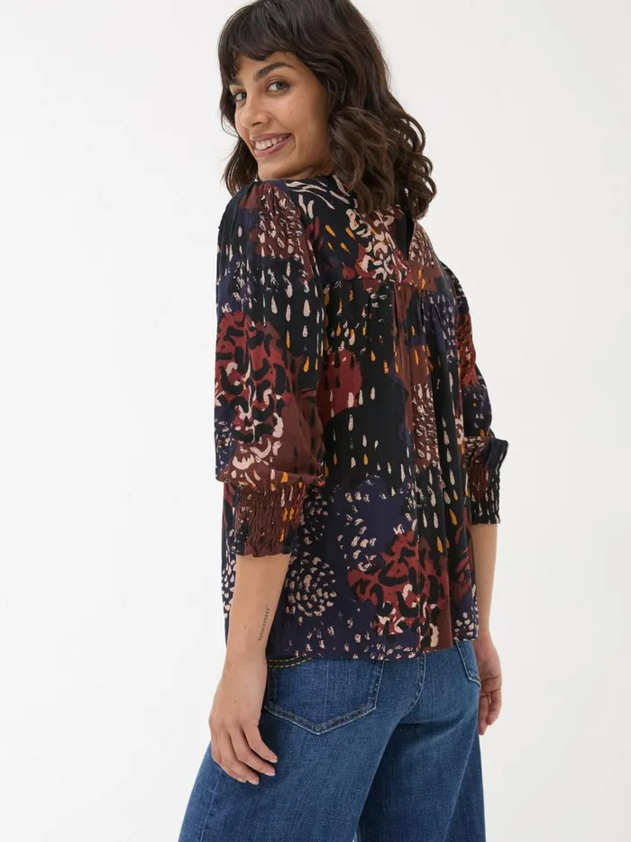 Women Shirts and Blouses Fat Face Multi Shelly Animal Blouse Women Shirts and Blouses Fat Face Multi Shelly Animal Blouse