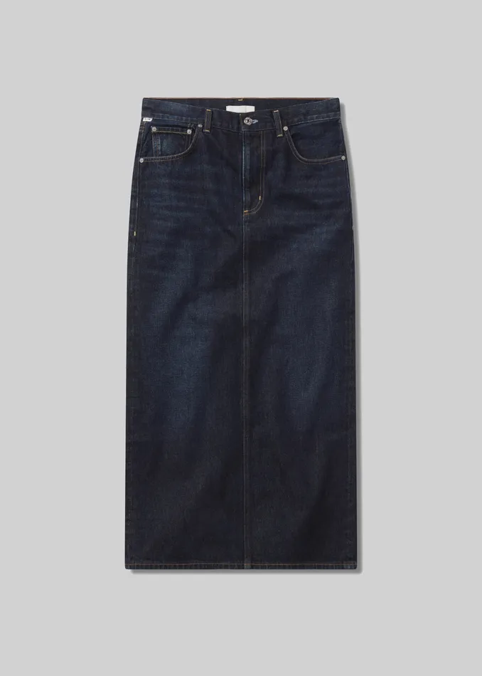 Women Shorts and Skirts Citizens Of Humanity Verona Column Skirt In Deep Azure