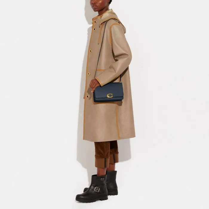 Women Shoulder Bags and Hobos Coach Bandit Shoulder Bag Brassdenim