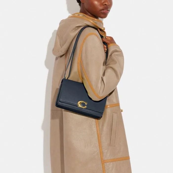 Women Shoulder Bags and Hobos Coach Bandit Shoulder Bag Brassdenim
