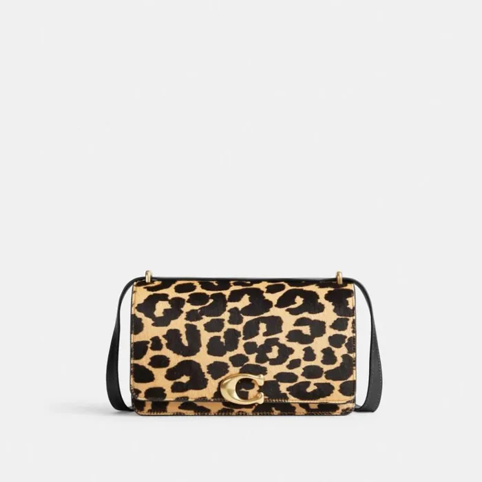Women Shoulder Bags and Hobos Coach Bandit Shoulder Bag In Haircalf With Leopard Print Brassleopard Women Shoulder Bags and Hobos Coach Bandit Shoulder Bag In Haircalf With Leopard Print Brassleopard