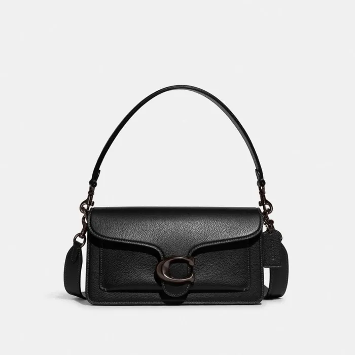 Women Shoulder Bags and Hobos Coach Tabby Shoulder Bag 26 Pewterblack
