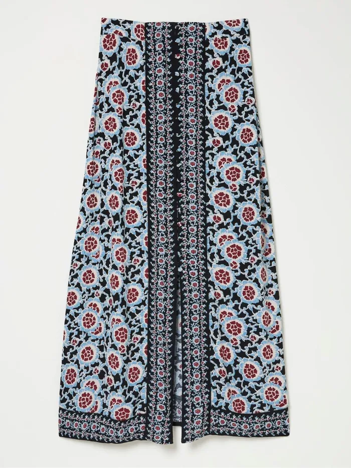 Women Skirts Fat Face Arabella Black Wild Floral Midi Skirt Women Skirts Fat Face Arabella Black Wild Floral Midi Skirt