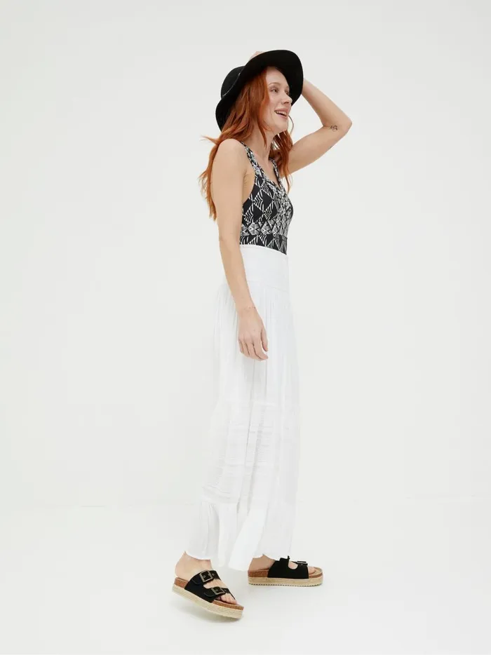 Women Skirts Fat Face Rhea Natural Beach Maxi Skirt