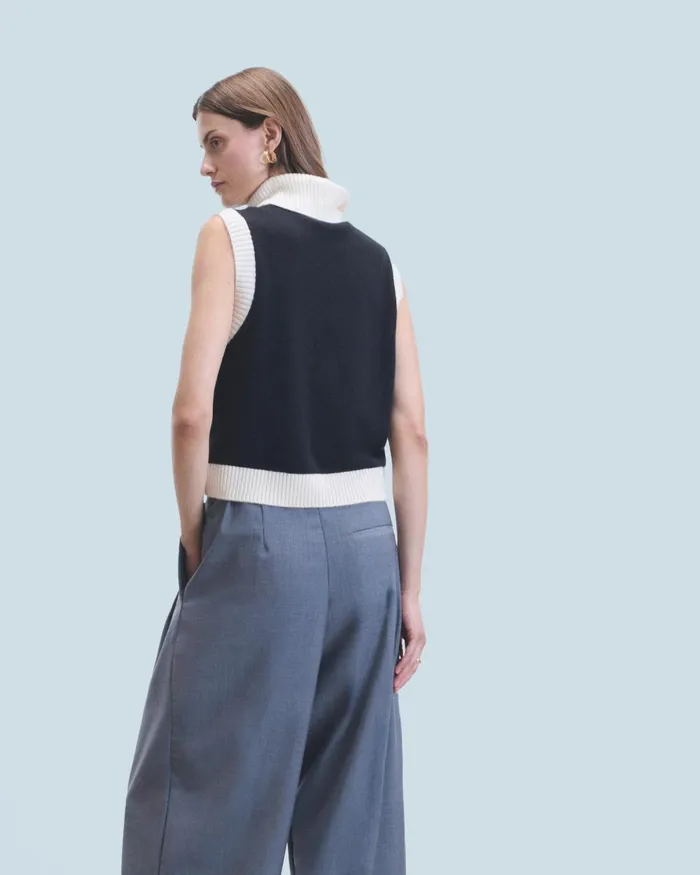 Women Sleeveless Sweaters From Future Sleeveless Sweater Black
