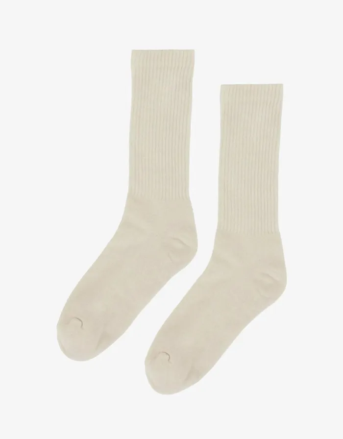 Women Socks Colorful Standard Organic Active Sock Ivory White