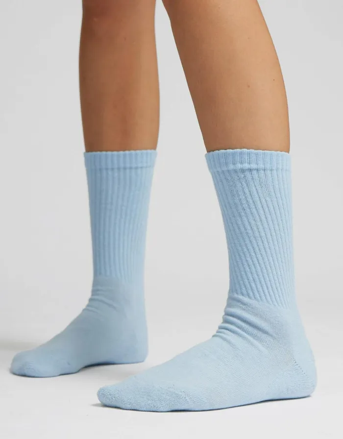 Women Socks Colorful Standard Organic Active Sock Polar Blue
