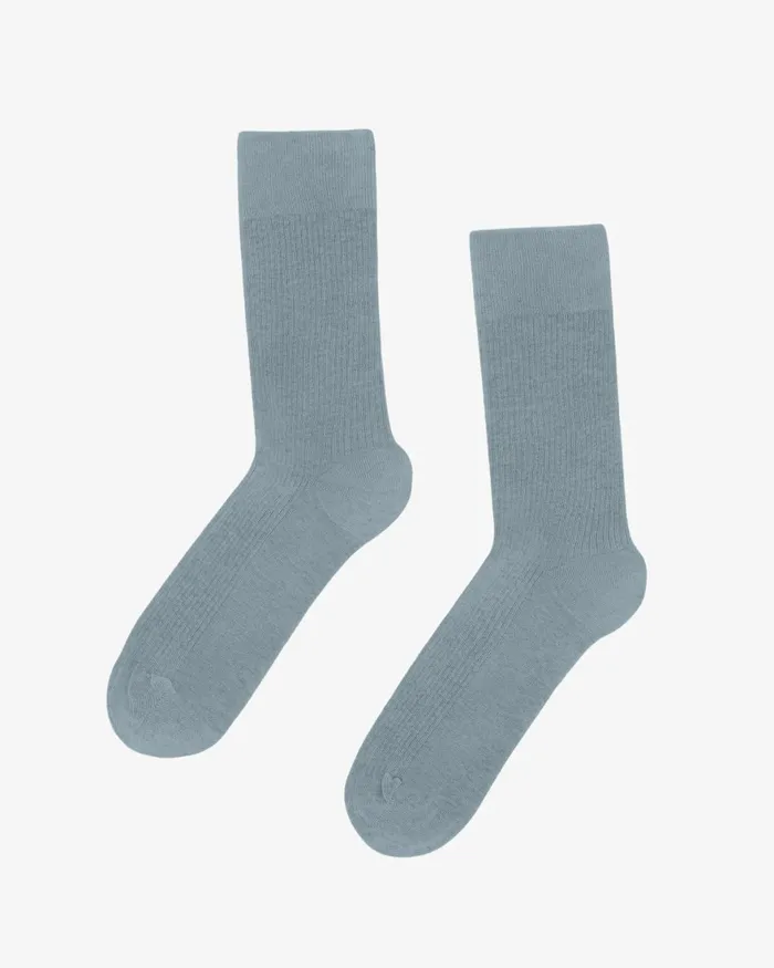 Women Socks Colorful Standard Women Classic Organic Sock Steel Blue