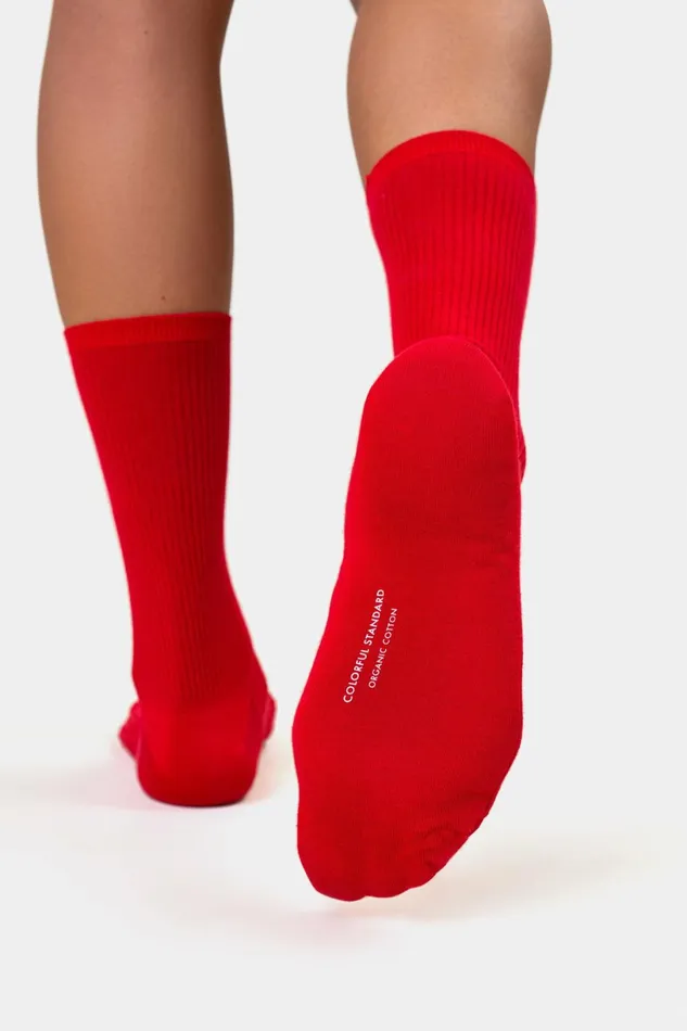 Women Socks Colorful Standard Women Classic Organic Sock Steel Blue
