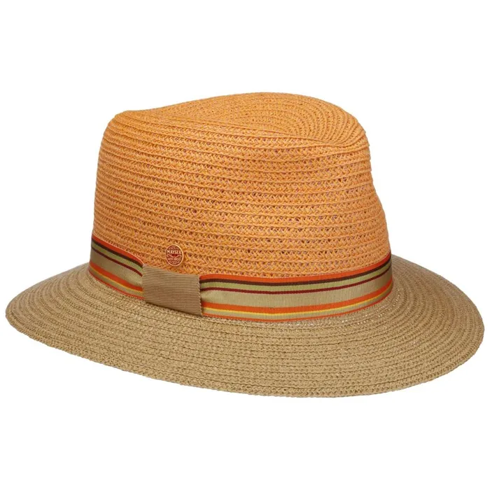 Women Straw Hats Mayser Nane Twotone Traveller Straw Hat Beige Women Straw Hats Mayser Nane Twotone Traveller Straw Hat Beige