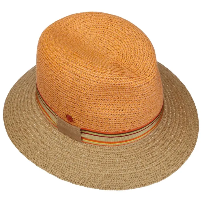 Women Straw Hats Mayser Nane Twotone Traveller Straw Hat Beige Women Straw Hats Mayser Nane Twotone Traveller Straw Hat Beige