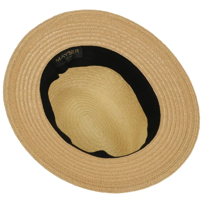 Women Straw Hats Mayser Nane Twotone Traveller Straw Hat Beige Women Straw Hats Mayser Nane Twotone Traveller Straw Hat Beige