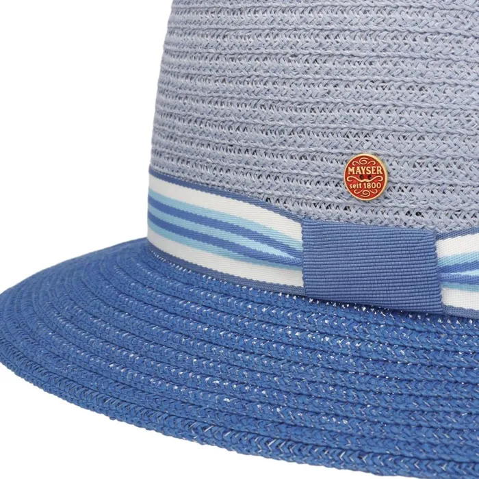 Women Straw Hats Mayser Nane Twotone Traveller Straw Hat Beige Women Straw Hats Mayser Nane Twotone Traveller Straw Hat Beige