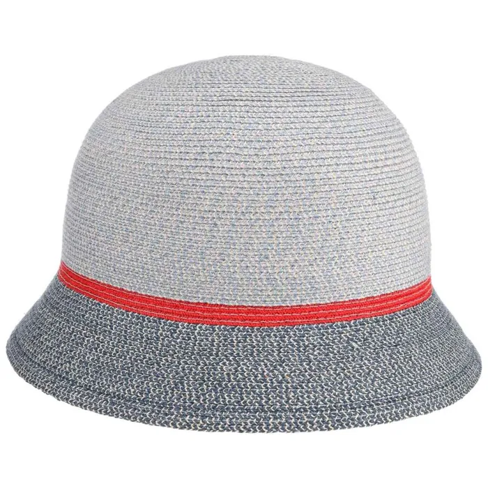 Women Straw Hats Mayser Nannia UVprotection Cloche Hat Graymottled