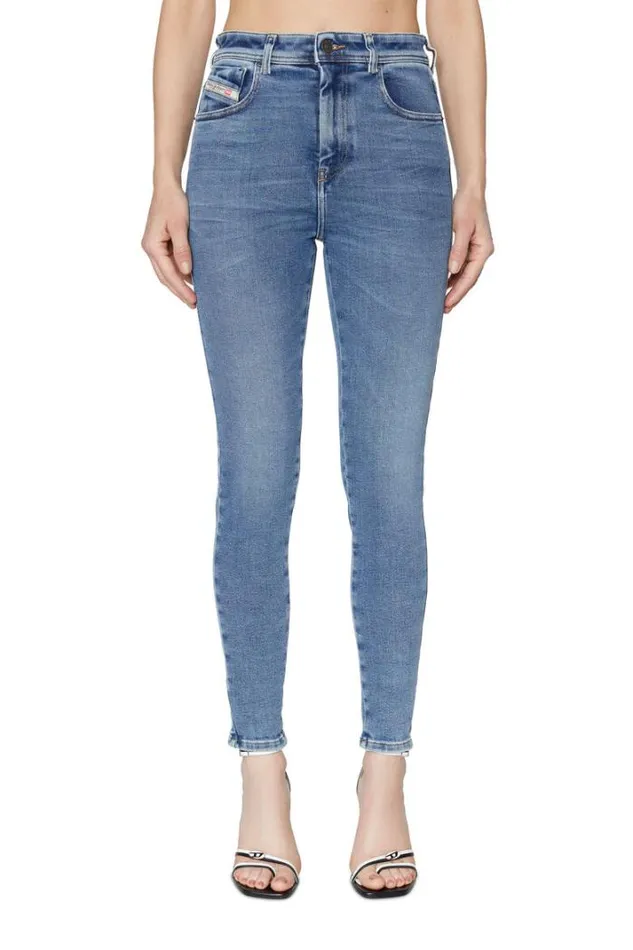 Women Super Skinny Jeans 1984 SlandyHigh 09d62 Medium Blue Diesel Super Skinny Women Super Skinny Jeans 1984 SlandyHigh 09d62 Medium Blue Diesel Super Skinny