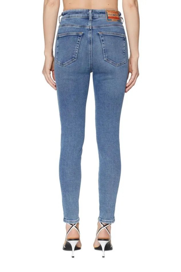 Women Super Skinny Jeans 1984 SlandyHigh 09d62 Medium Blue Diesel Super Skinny Women Super Skinny Jeans 1984 SlandyHigh 09d62 Medium Blue Diesel Super Skinny