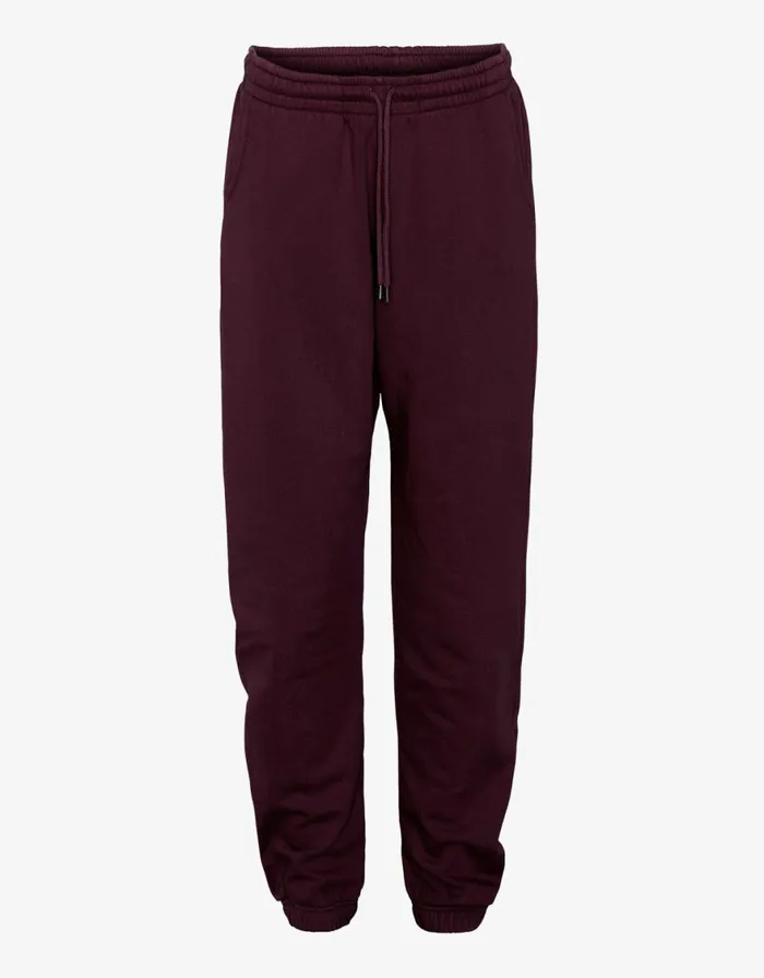 Women Sweatpants Colorful Standard Organic Sweatpants Oxblood Red