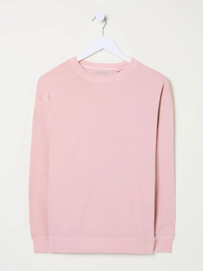 Women Sweatshirts and Hoodies Fat Face Georgia Pink Crew Sweatshirt
