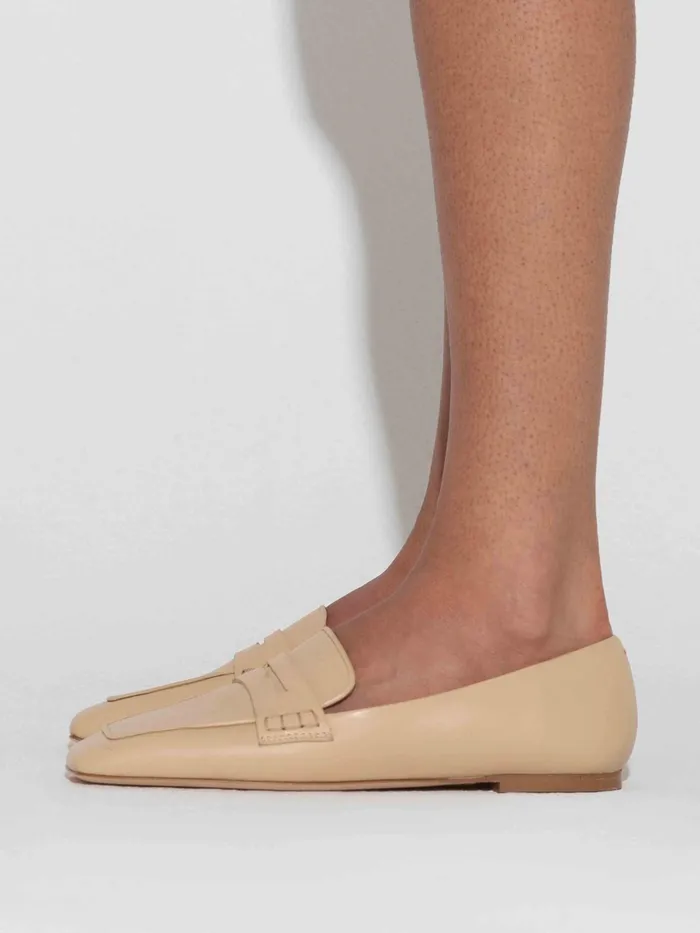 Women Tom Nappa Leather Loafers Aeyde Flats