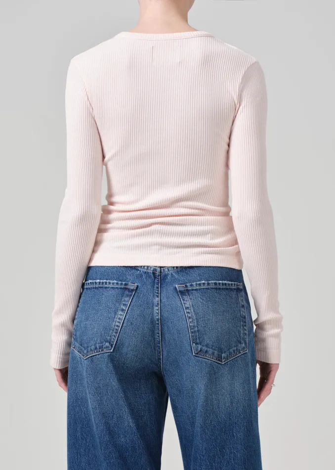 Women Tops Citizens Of Humanity Bina Crewneck In Cameo