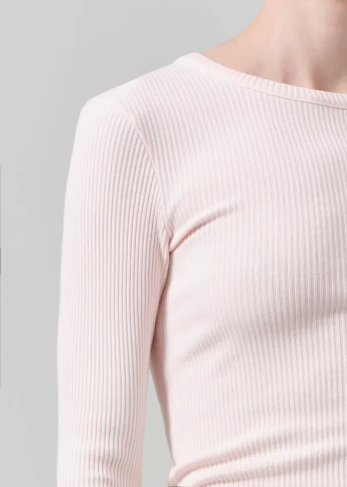Women Tops Citizens Of Humanity Bina Crewneck In Cameo