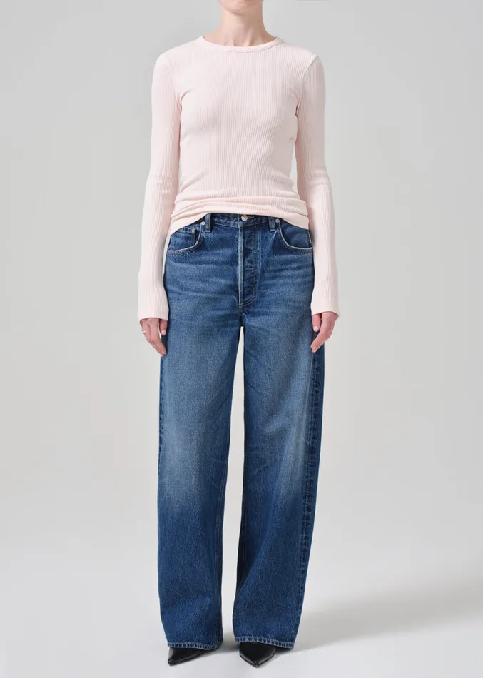 Women Tops Citizens Of Humanity Bina Crewneck In Cameo