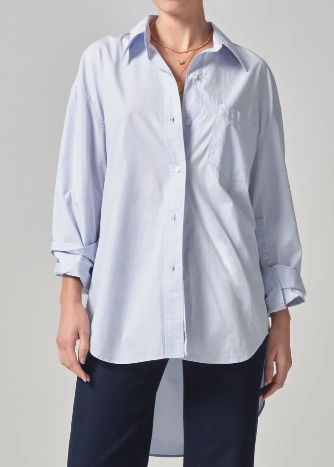 Women Tops Citizens Of Humanity Cocoon Shirt In Santa Cruz