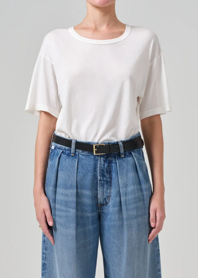Women Tops Citizens Of Humanity Elisabetta Relaxed Tee In Pashmina