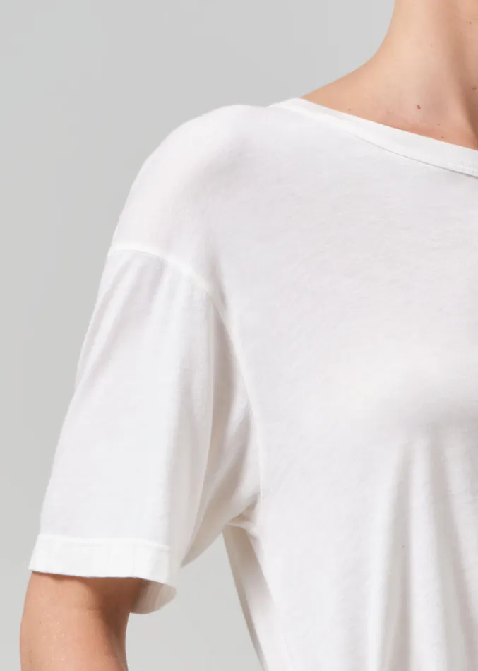 Women Tops Citizens Of Humanity Elisabetta Relaxed Tee In Pashmina