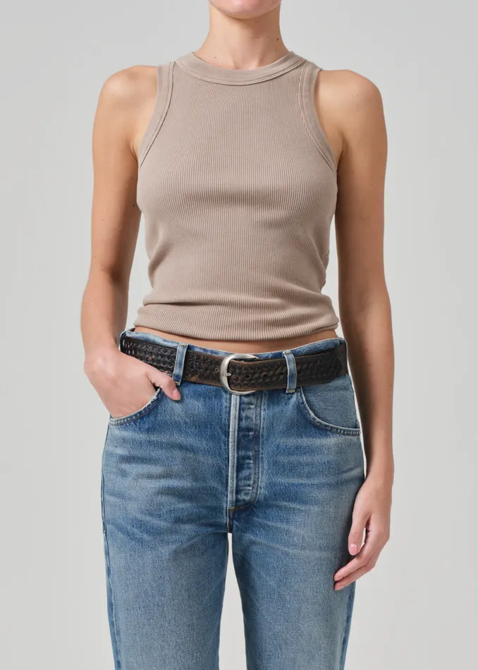 Women Tops Citizens Of Humanity Isabel Rib Tank In Sandatlas