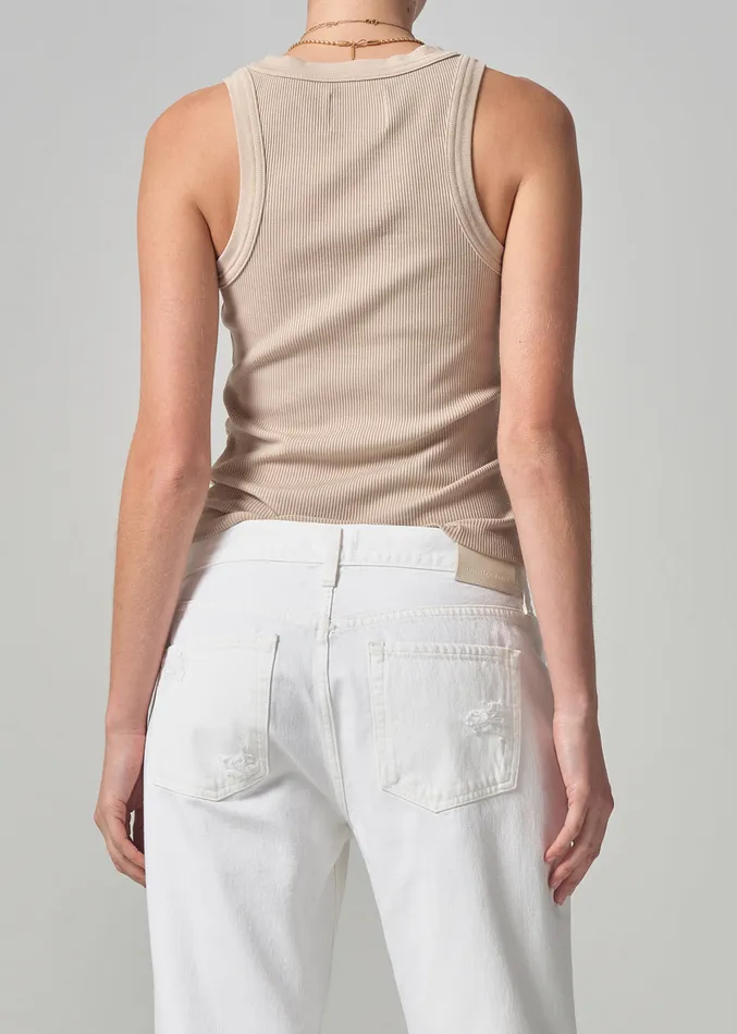 Women Tops Citizens Of Humanity Isabel Rib Tank In Taos Sand