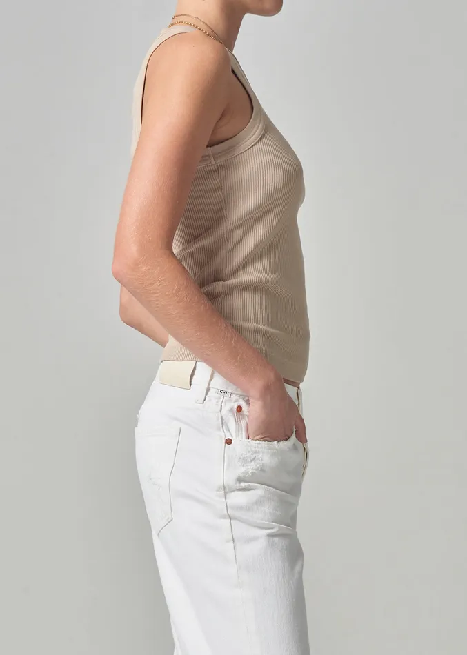 Women Tops Citizens Of Humanity Isabel Rib Tank In Taos Sand