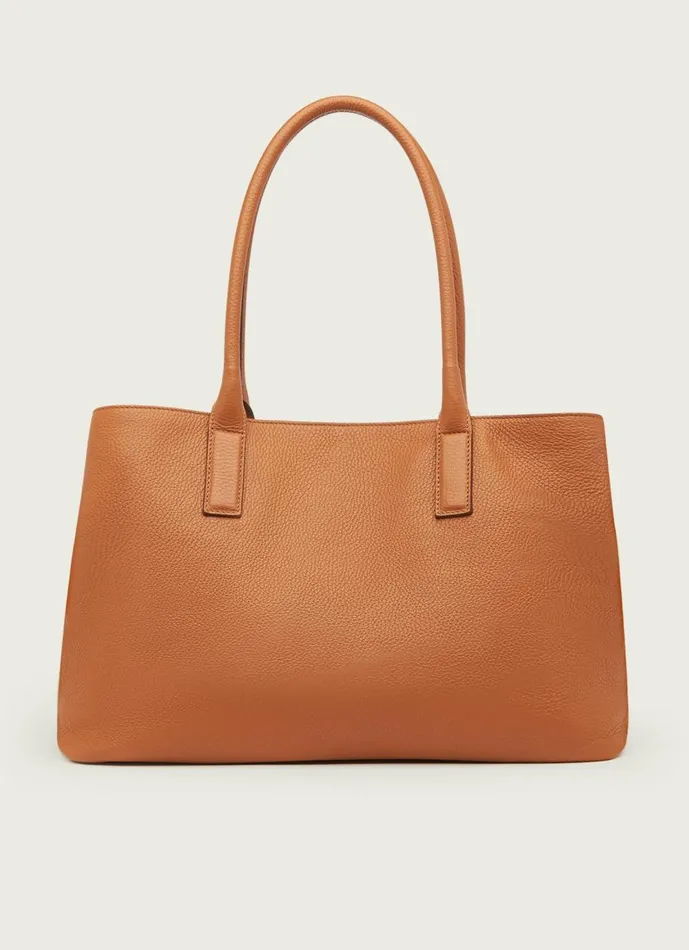 Women Tote Bags LKBennett Lillian Tan Tumbled Leather Tote Bag Women Tote Bags LKBennett Lillian Tan Tumbled Leather Tote Bag