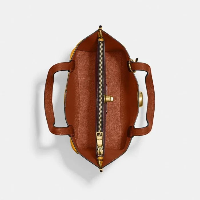 Women Totes and Carryalls Coach Willow Tote 24 In Colorblock Brassbuttercup Multi Women Totes and Carryalls Coach Willow Tote 24 In Colorblock Brassbuttercup Multi