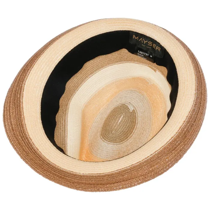 Women Trilby Hats Mayser Svenja Stripes Trilby Hat Beige Women Trilby Hats Mayser Svenja Stripes Trilby Hat Beige