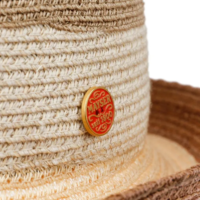 Women Trilby Hats Mayser Svenja Stripes Trilby Hat Beige Women Trilby Hats Mayser Svenja Stripes Trilby Hat Beige