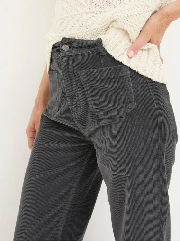 Women Trousers and Leggings Fat Face Keswick Charcoal Grey Wide Leg Crop Jeans Women Trousers and Leggings Fat Face Keswick Charcoal Grey Wide Leg Crop Jeans