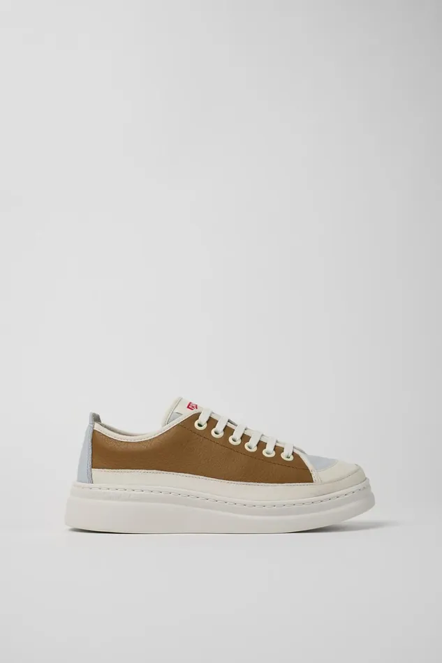 Women Twins Multicolored Leather Sneaker Camper Sneakers