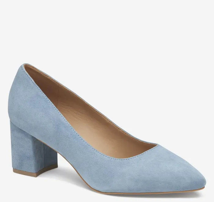 Women Vicki Pump Slate Blue Kid Suede JohnstonandMurphy Heels and Platform Wedges Women Vicki Pump Slate Blue Kid Suede JohnstonandMurphy Heels and Platform Wedges