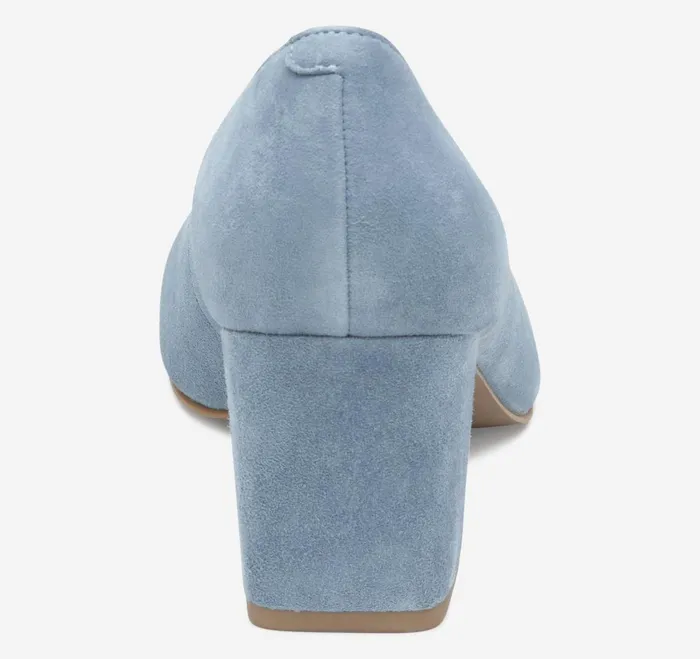 Women Vicki Pump Slate Blue Kid Suede JohnstonandMurphy Heels and Platform Wedges Women Vicki Pump Slate Blue Kid Suede JohnstonandMurphy Heels and Platform Wedges