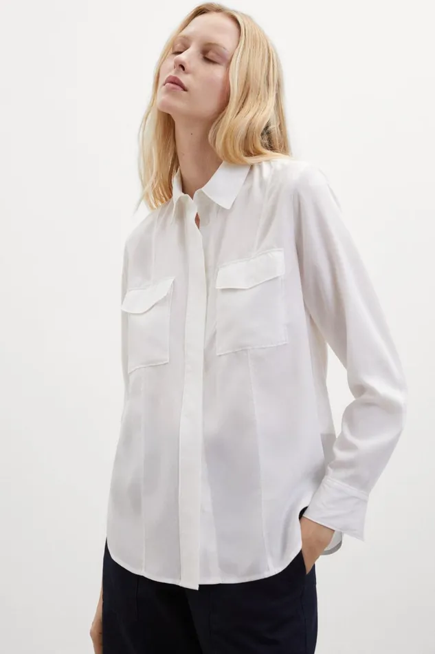 Women White Emma Shirt Ecoalf Shirts