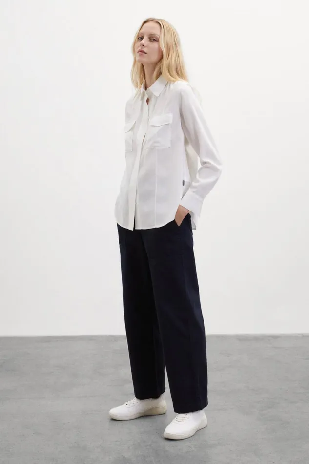 Women White Emma Shirt Ecoalf Shirts