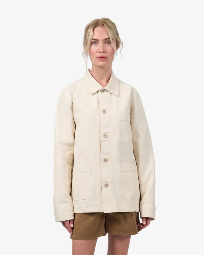 Women Workwear Jackets Colorful Standard Organic Workwear Jacket Seaside Blue